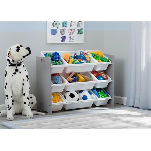 slide 2 of 5, MySize 9 Bin Plastic Toy Organizer