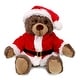 preview thumbnail 1 of 4, DolliBu Santa Brown Bear with Red Plaid Hoodie Stuffed Animal Plush - 10 inches