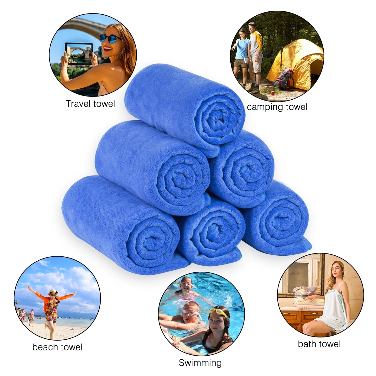 Superior 6-Piece Towel Set Bath Towel 27