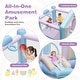preview thumbnail 7 of 20, Gymax Kids Bounce House w/ Slide Basketball Rim Inflatable Basketball