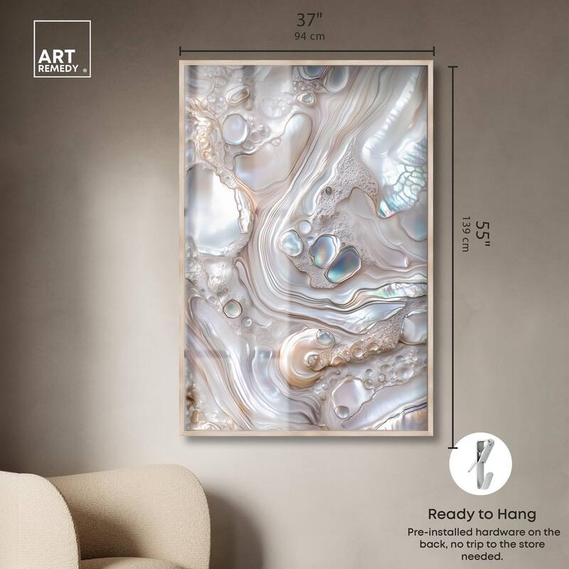 Fluid Preciousness II Shadowbox by Art Remedy