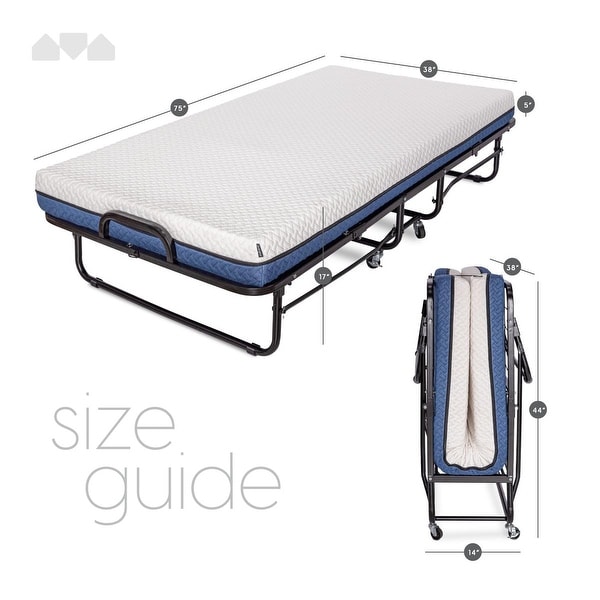 Milliard Diplomat Rollaway Folding Twin Guest Bed On Sale Bed Bath Beyond 18058556