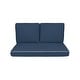 preview thumbnail 162 of 163, Haven Way Universal Outdoor Deep Seat Loveseat Cushion Set