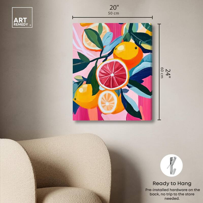 Juicy Paradox I Canvas by Art Remedy, Gallery Wrapped