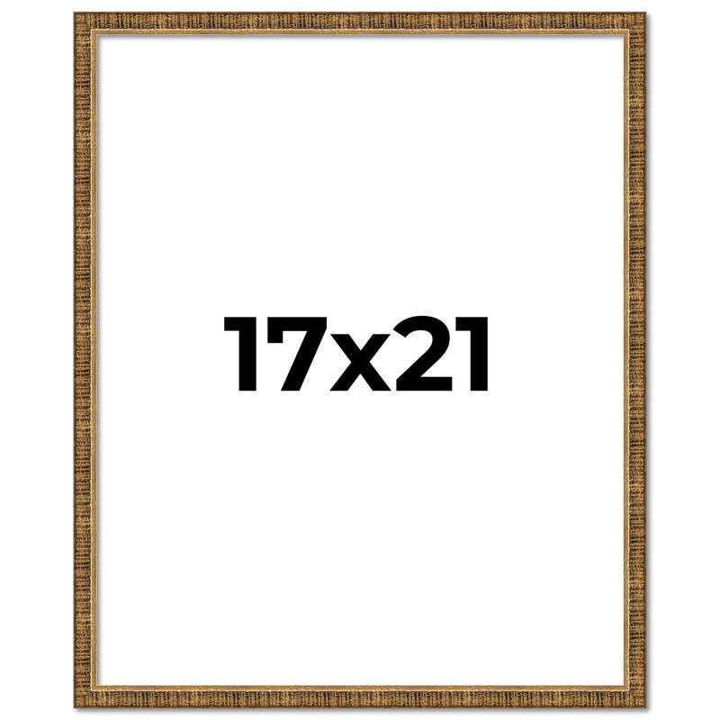 17x21 Frame Gold Picture Frame - Complete Modern Photo Frame Includes