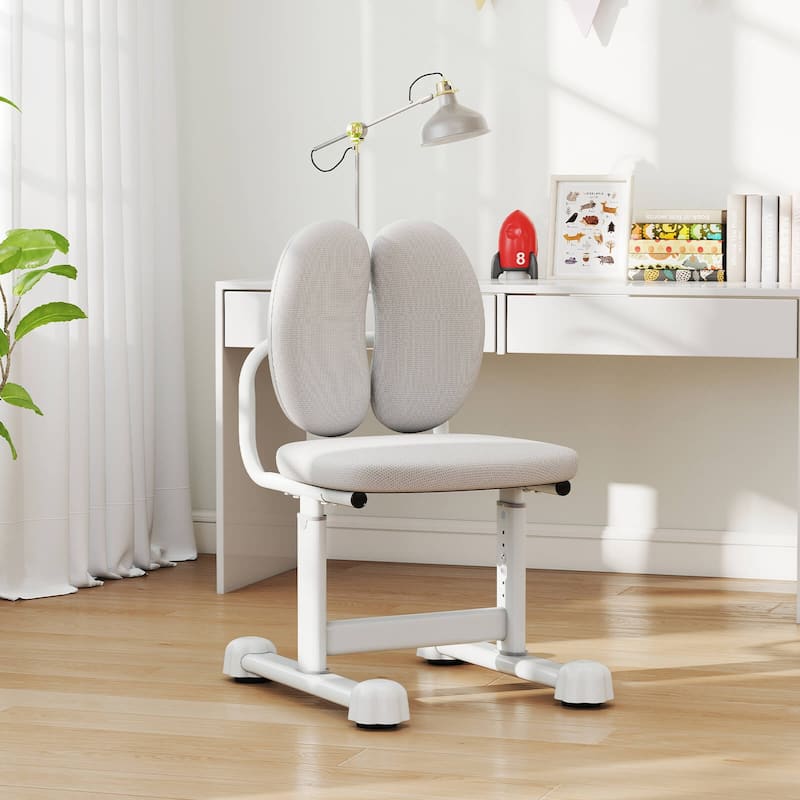 Costway Kids Desk Chair with Double Back Support Adjustable Height - See Details