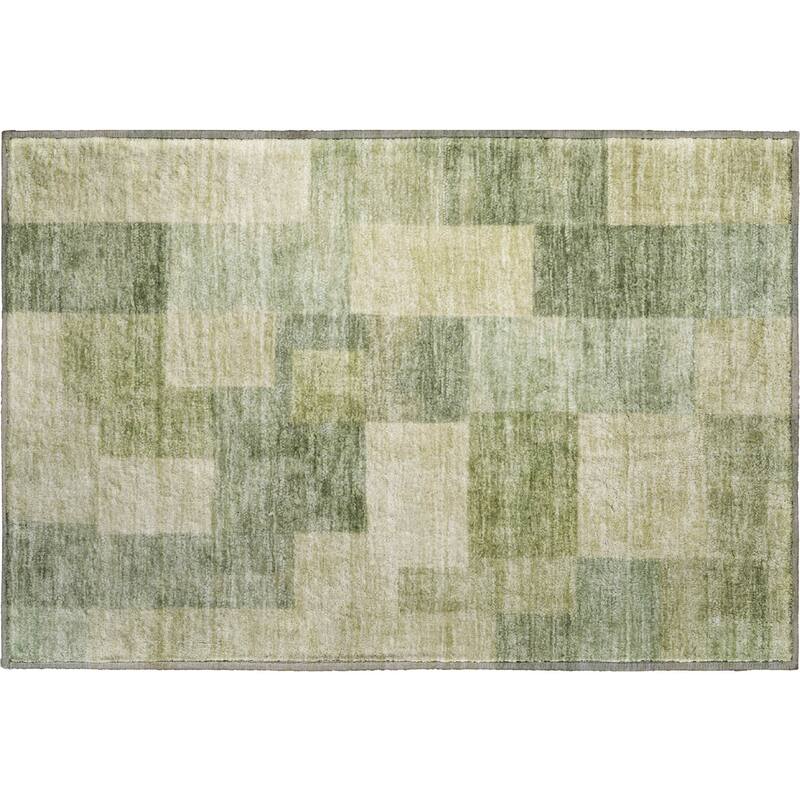 Premium Washable Super Soft Contempory Checker Mayfield Rug