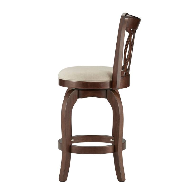 Verona Swivel 24-inch Counter Height Stool by iNSPIRE Q Classic