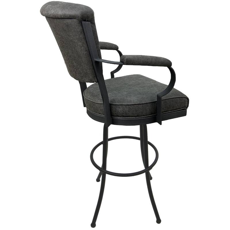 Miami Extra Tall 34" Spectator Metal Bar Stool on Noam Base - 34" Seat Height