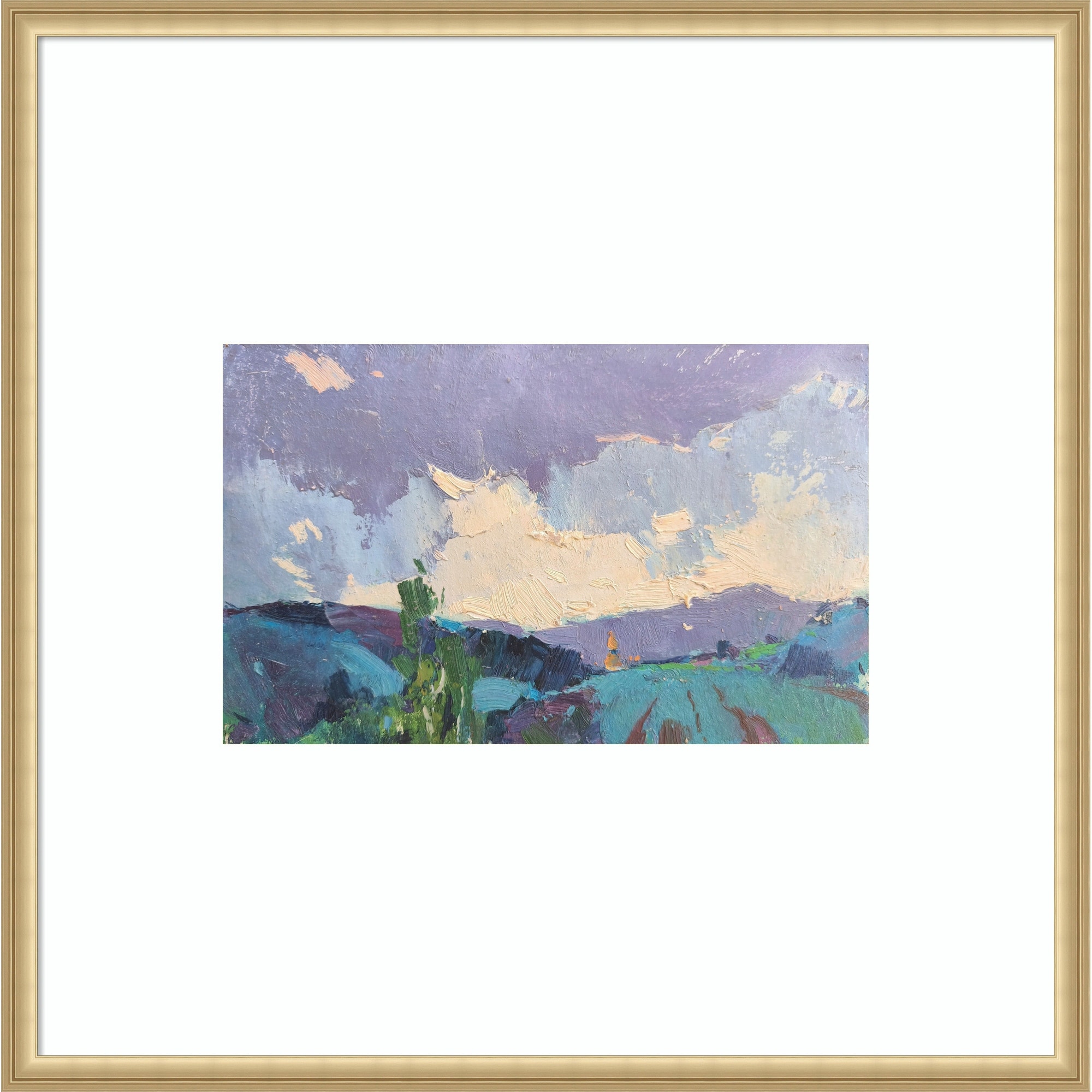 Summer Smerekovo by Alexander Shandor Wood Framed Wall Art Print