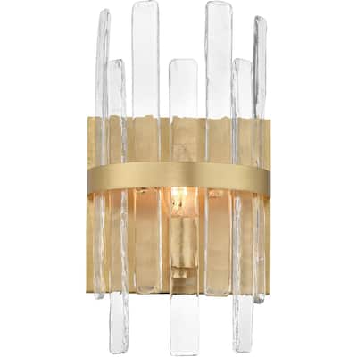 Maxim 21839AG Warren 12" Tall 1 Light Wall Sconce
