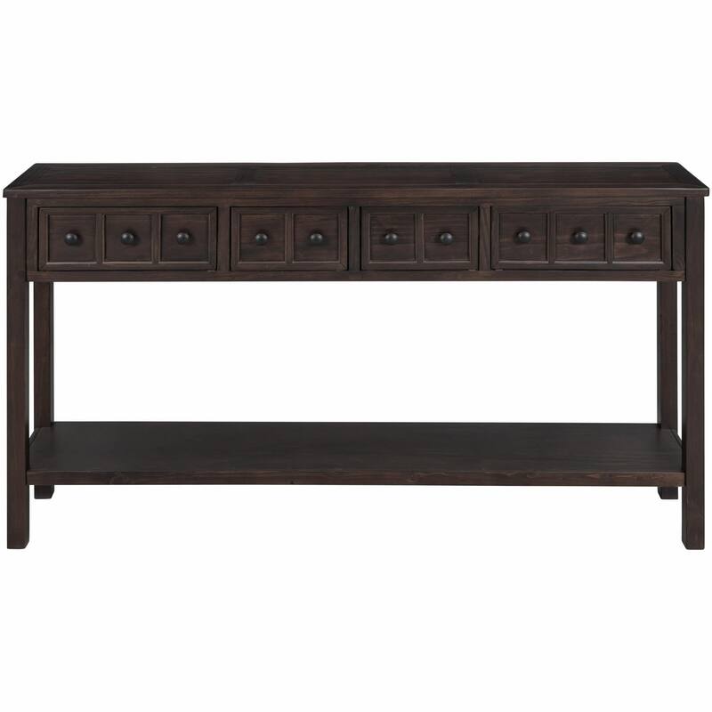 Rustic 60" Entryway Console Table
