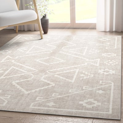 Well Woven Apollo Bottineau Southwestern Machine Washable Area Rug