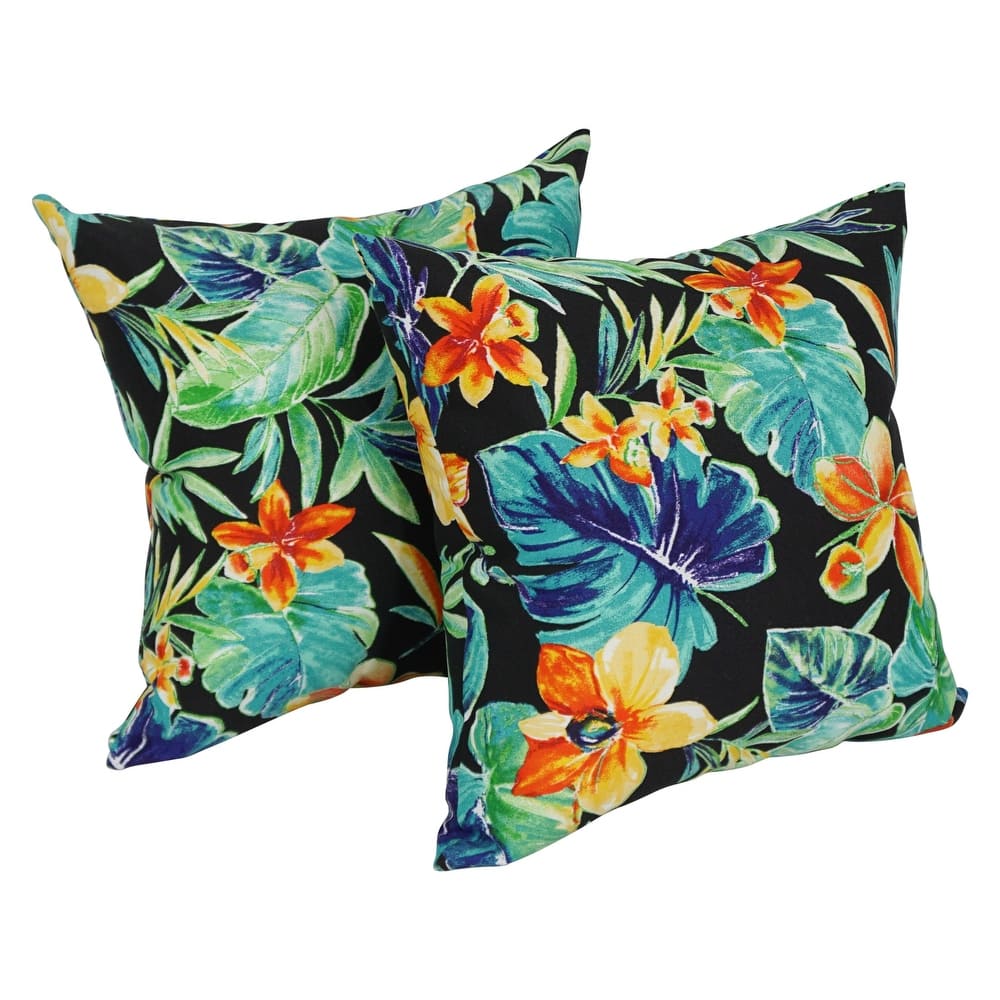 17-inch Outdoor Throw Pillows (Set of 2, Multiple Patterns)