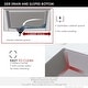 preview thumbnail 9 of 46, STYLISH Undermount 30" Workstation Single-Bowl Composite Granite Kitchen Sink - 30" x 21" x 10"