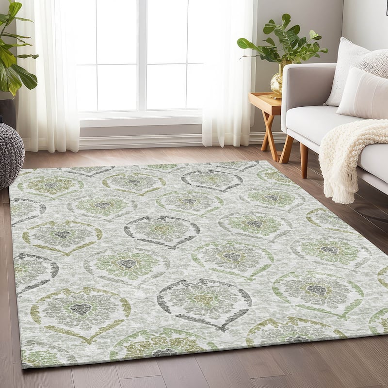 Premium Washable Super Soft Chic Medallions Mayfield Rug