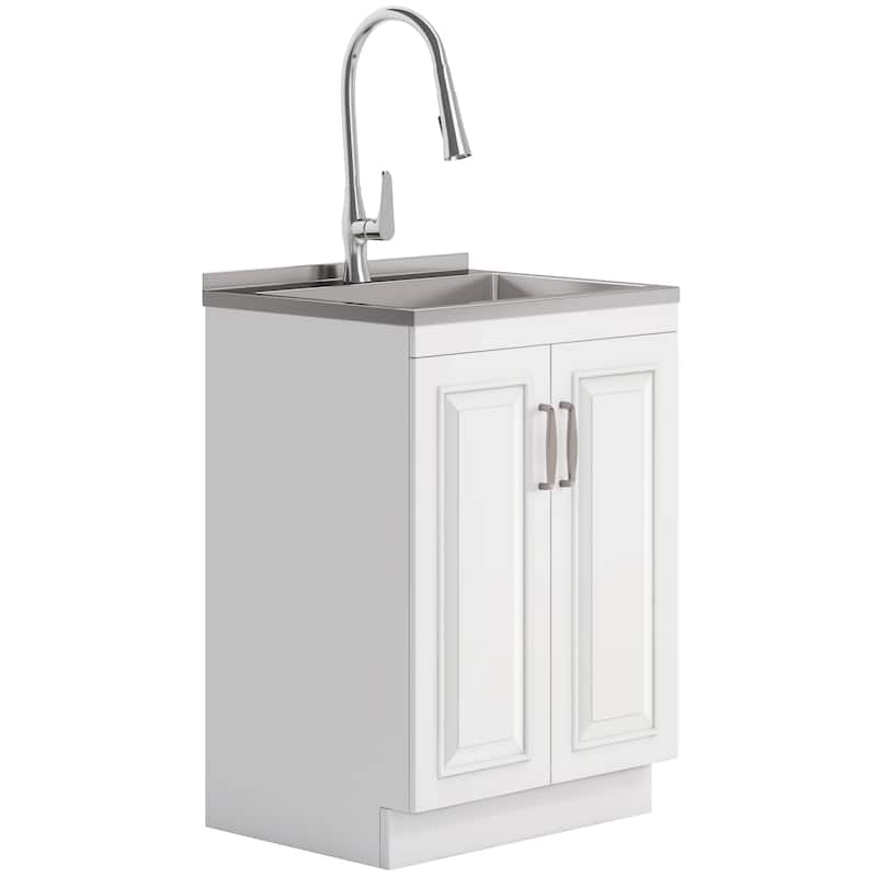 WYNDENHALL Gregg 20-inch Utility Sink & Cabinet
