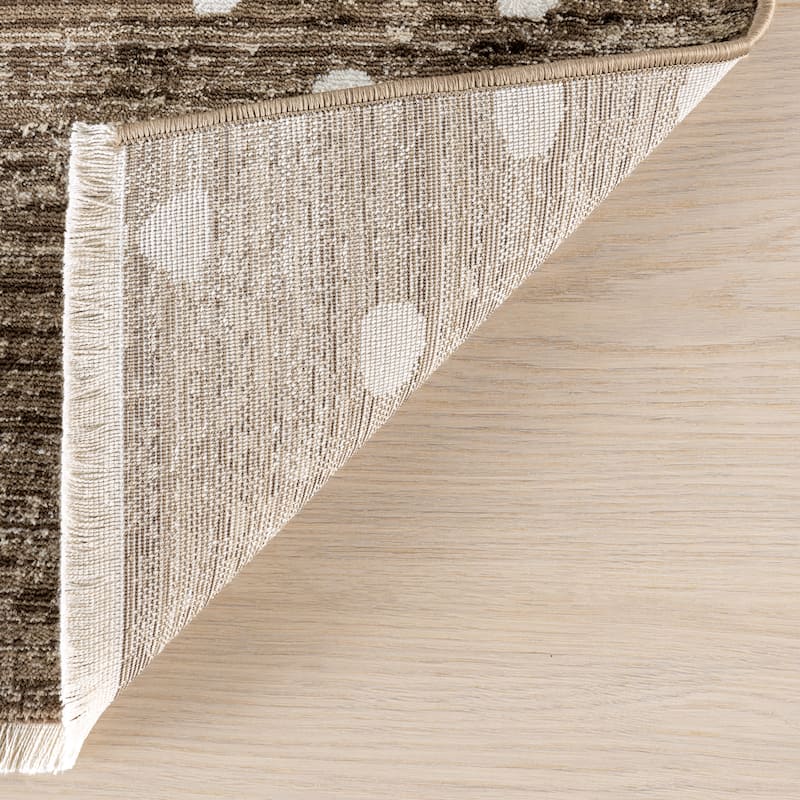 Manaslu Sunrise Fringed Area Rug