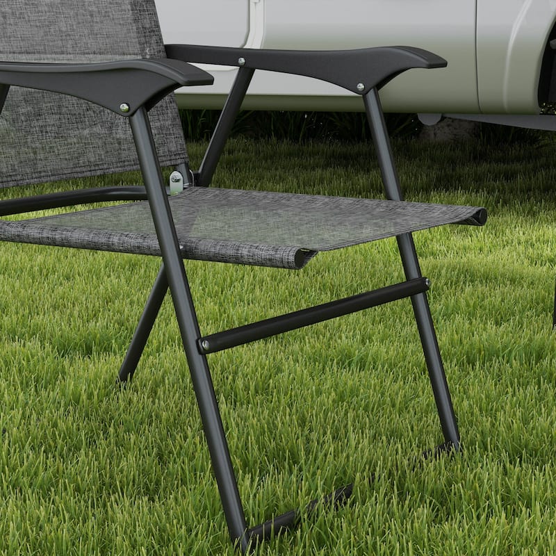 Folding Patio Chairs, Set of 4