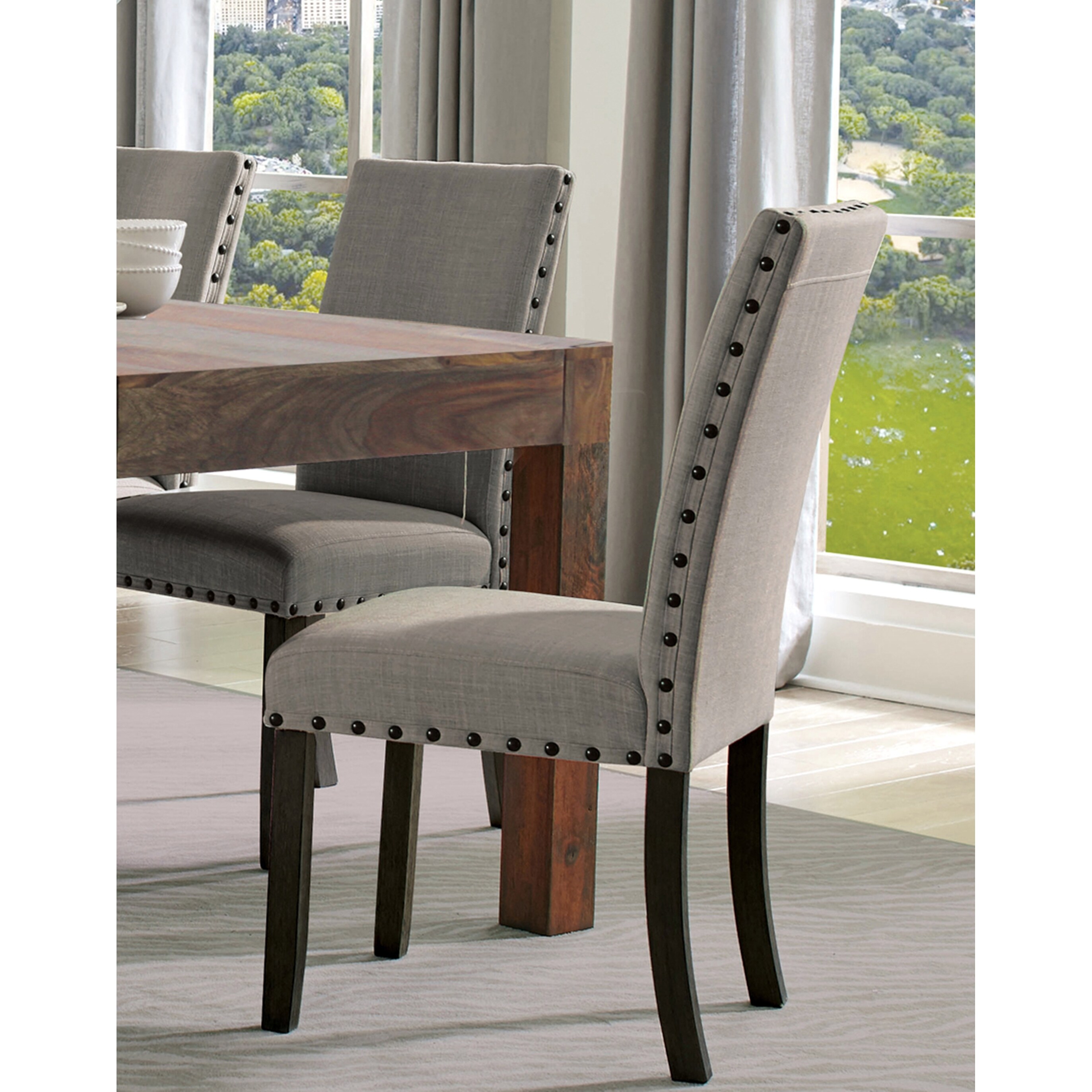 Grey online parsons chair