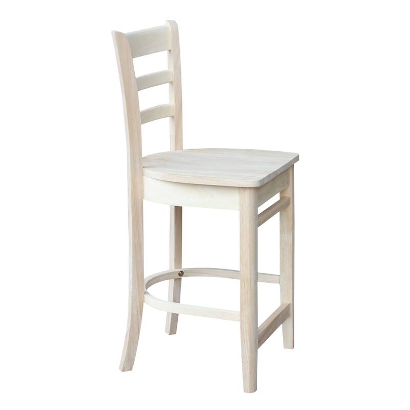International Concepts Solid Wood Emily Dining Stool