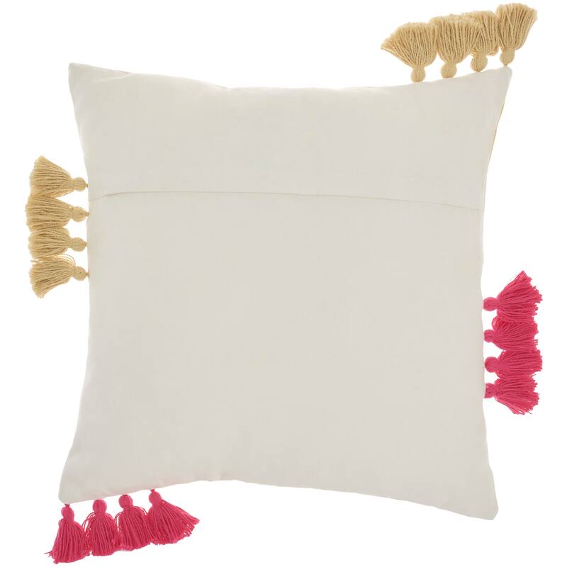 Mina Victory Geometric Lines Throw Pillow