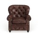 preview thumbnail 6 of 12, Mofi Traditional Linen Fabric Tufted Armchair by Furniture of America