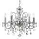preview thumbnail 9 of 7, Crystorama Lighting Group Butler 5 Light 23" Wide Crystal Chandelier