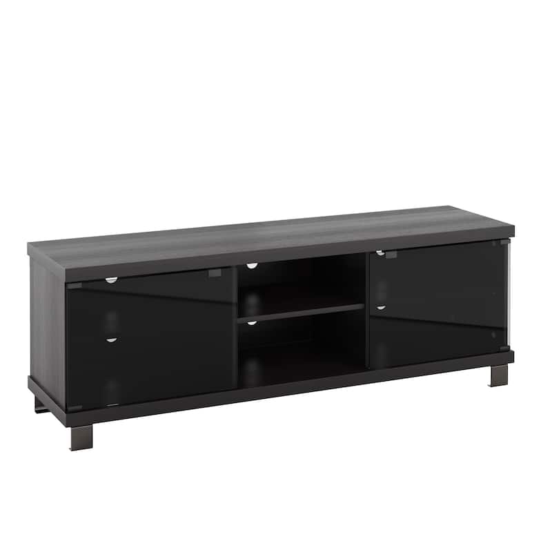Holland TV Stand with Glass Doors, for TVs up to 75"