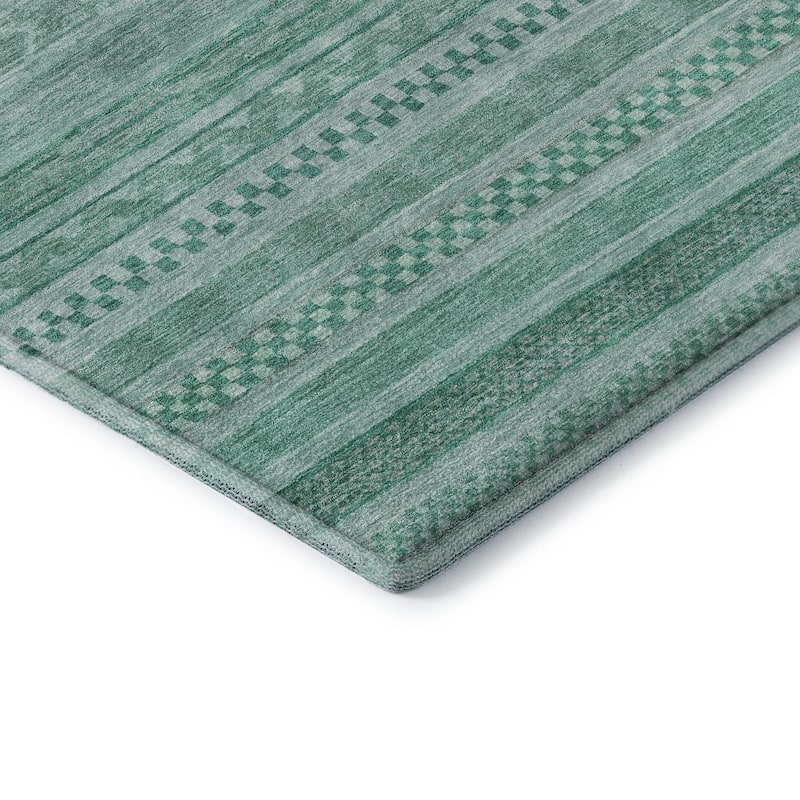 Premium Washable Super Soft Boho Stripes Mayfield Rug