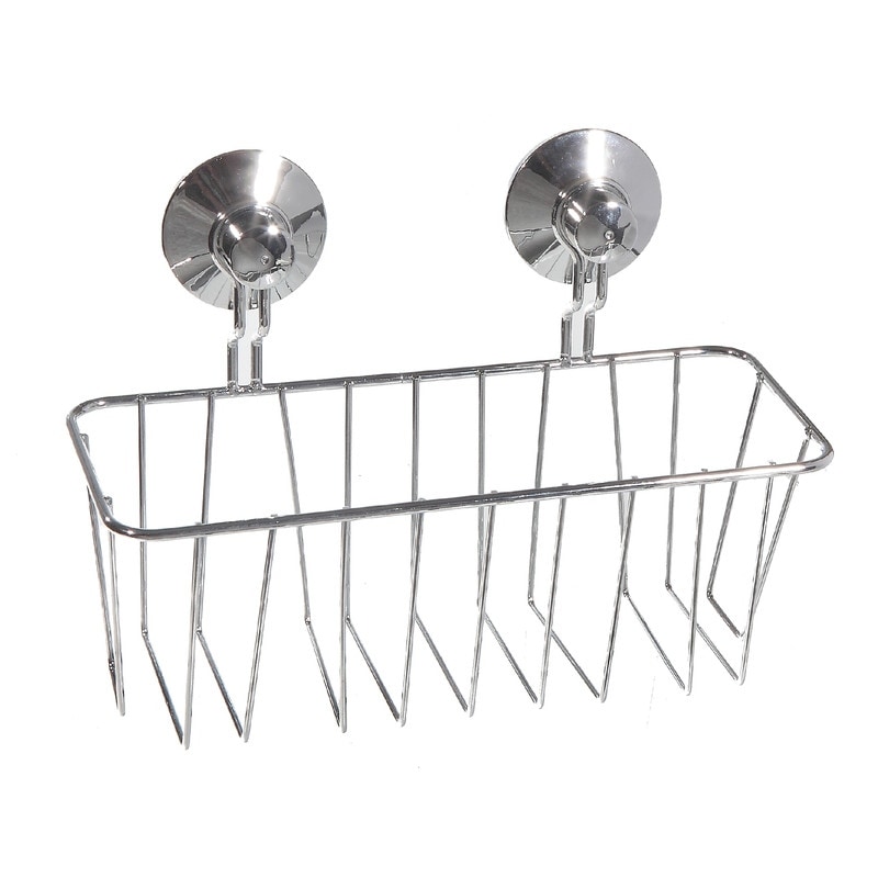 Evideco Strong Hold Suction Hooks -Bath-Kitchen-Home- Set of 2, Silver