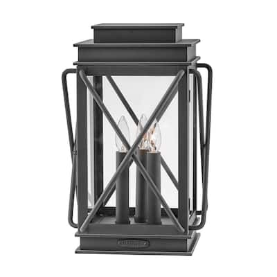 Hinkley Lighting Montecito 3 Light 18.5" Tall Pier Mount Light with