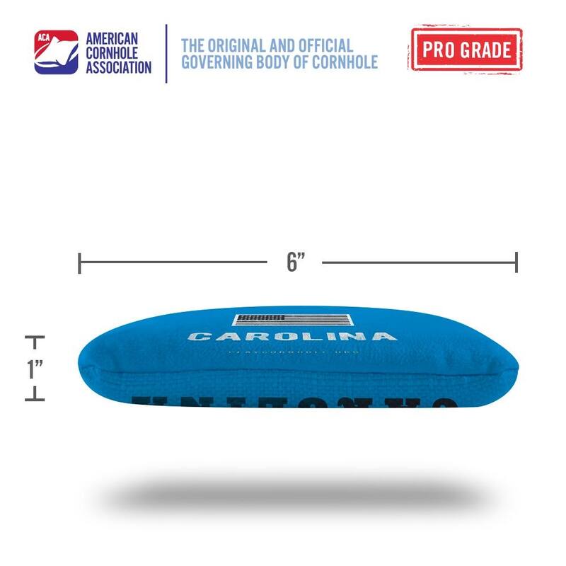 Carolina Football Blue Dual Sided Cornhole Bags