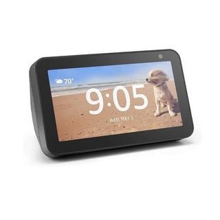 Amazon Echo Show 5 Compact smart display with Alexa - Charcoal - 7.9" x 5.4"x 3.9" (Charcoal) Amazon Echo Show 5 Compact smart display with Alexa - Charcoal - 7.9" x 5.4"x 3.9" (Charcoal)