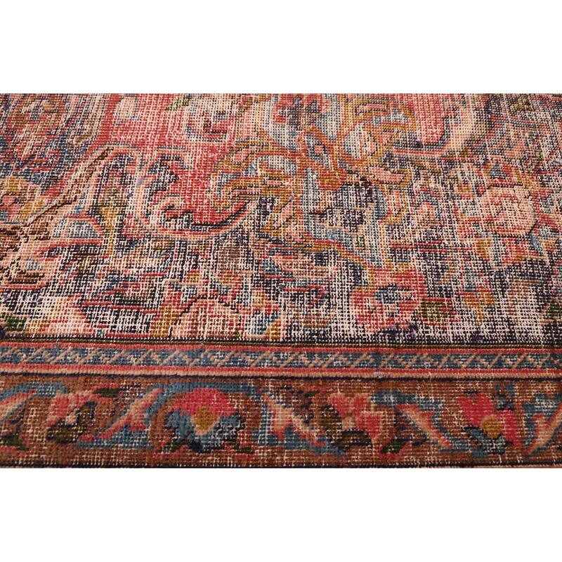 ECARPETGALLERY Hand-knotted Antalya Vintage Red Wool Rug - 9'8 x 12'1