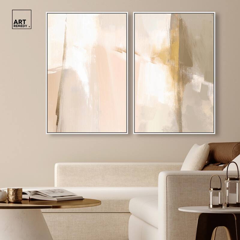 Meditative Hues II Canvas Set of 2 by Art Remedy