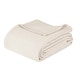 preview thumbnail 1 of 8, Superior Nobel Cotton Textured Chevron Lightweight Woven Blanket California King - Ivory
