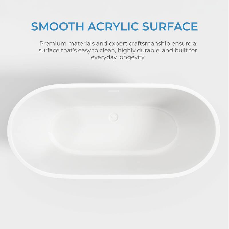 OVE Ayago Free Standing Bathtub Kit with extra Hardware