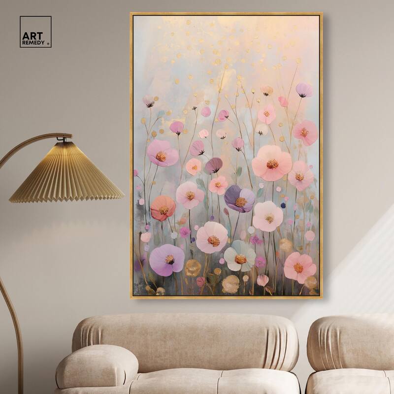 Tiny Blooms II Canvas by Art Remedy