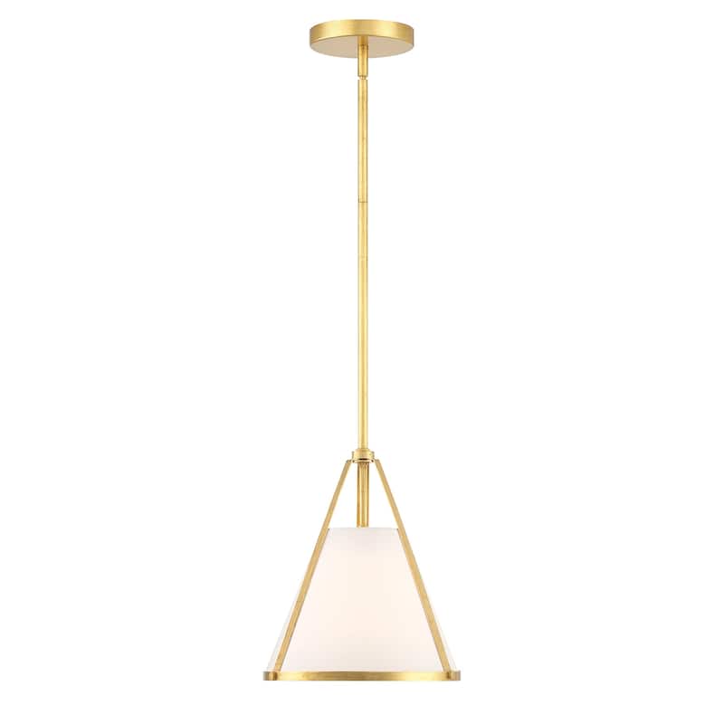 Fulton 1 Light Antique Gold Pendant