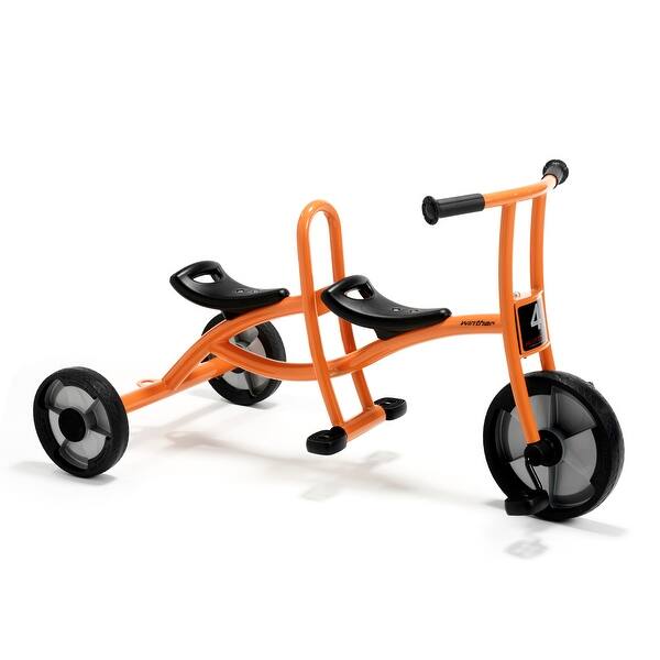 slide 2 of 4, Winther Circleline Taxi Orange, Black - Assembled - Kids