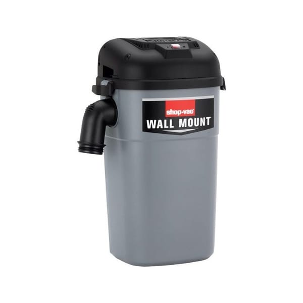 Shop-Vac 5HM400 5 gal. Corded Wall mount Wet/Dry Wall Mount Vacuum 8.8 amps 120 volt 4 hp Gray. Opens flyout.