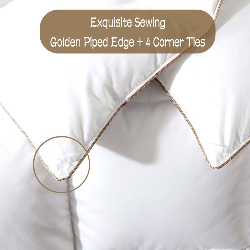 Puffy Goose Feather Down Comforter, Feather Down All Season Duvet