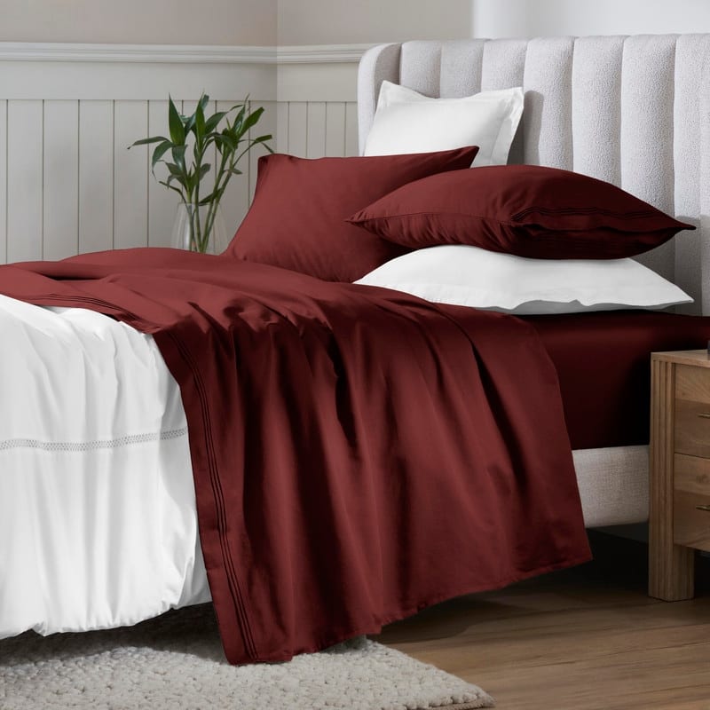 Superior Egyptian Cotton 650 Thread Count Deep Pocket Solid Sheet Set