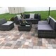 Siara 7-piece Modern Rattan Wicker Modular Sectional Patio Set by Havenside Home