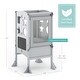 preview thumbnail 6 of 4, Guidecraft Kitchen Helper Kids Step Stool - Grey