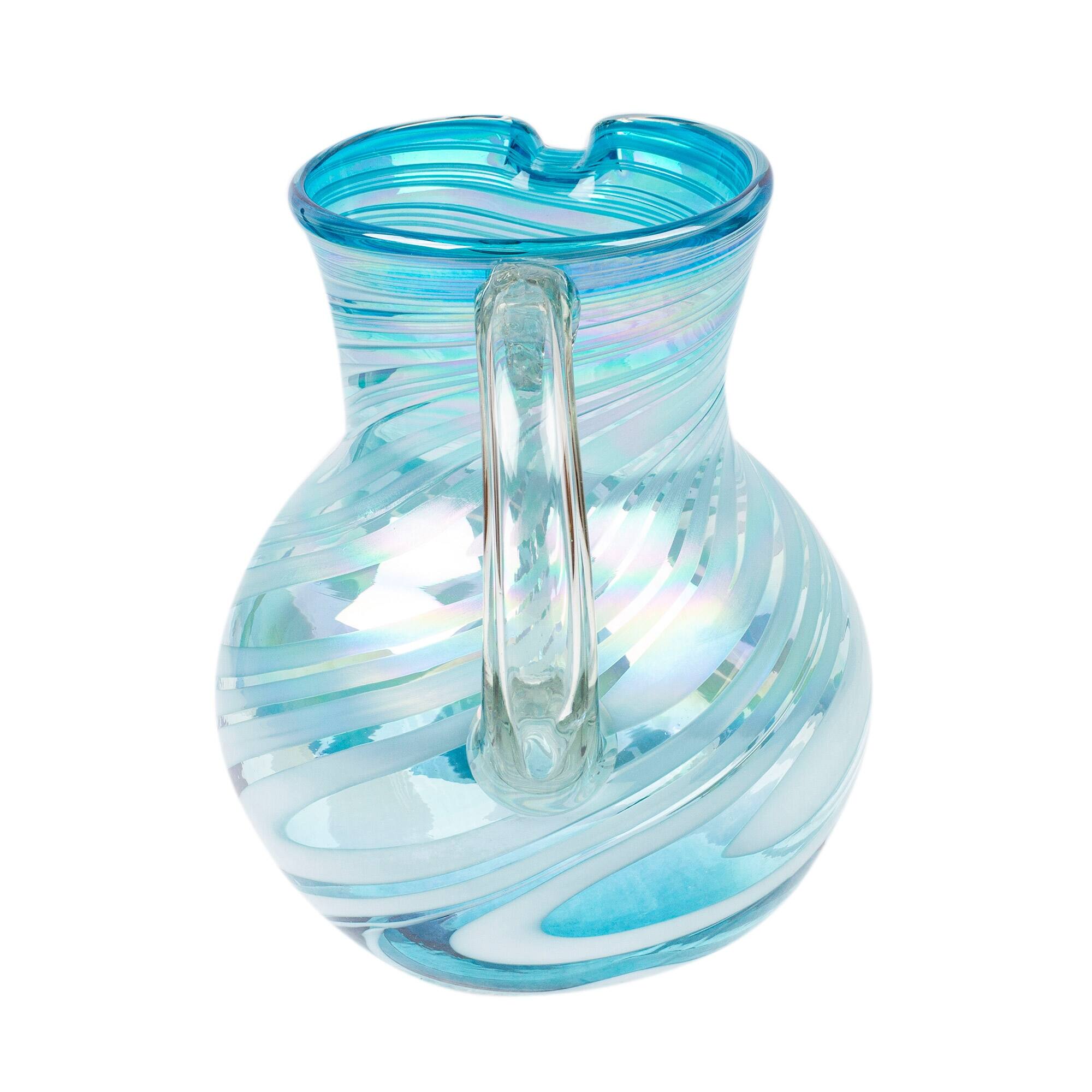 Novica Handmade Handblown Recycled Glass Pitcher Bed Bath & Beyond