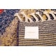 preview thumbnail 9 of 7, ECARPETGALLERY Hand-knotted Pak Finest Marrakesh Blue Wool Rug - 5'0 x 7'11