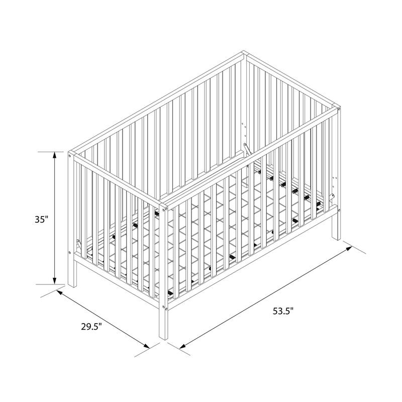 Ivey 3-in-1 Convertible Crib