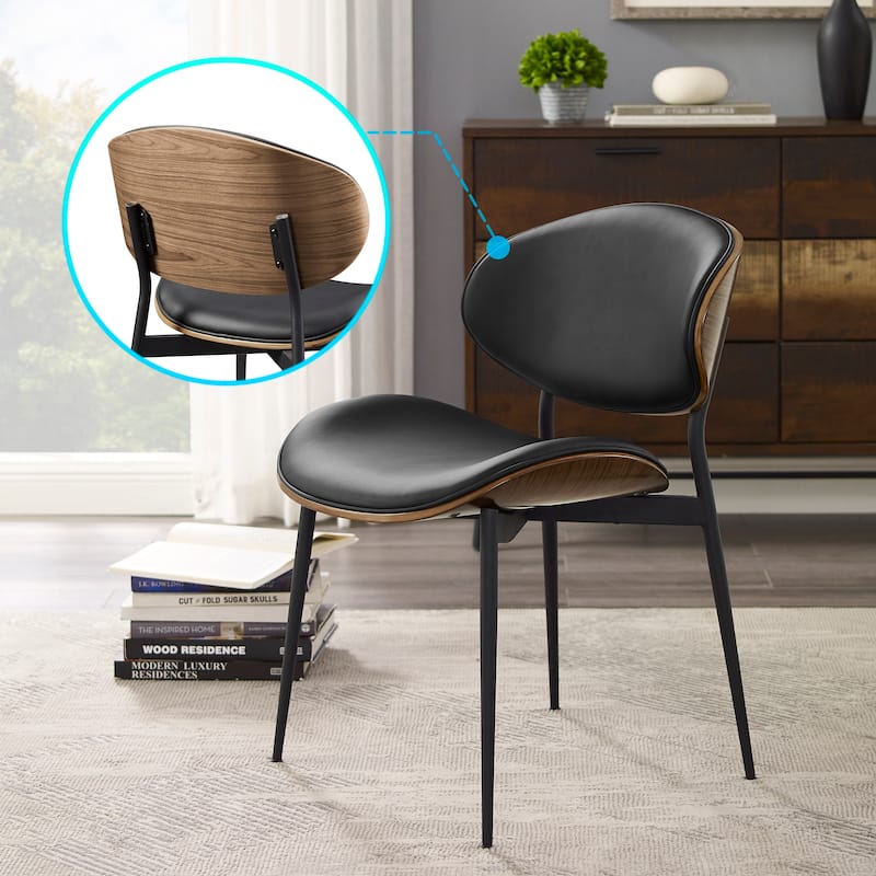 Art Leon Mid-century Modern Dining Chairs (Set of 2)
